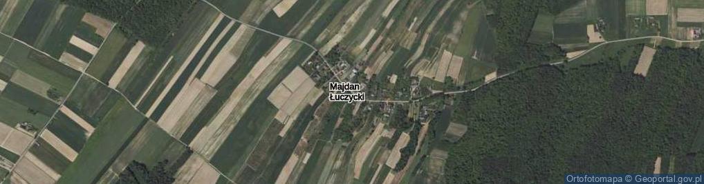 Zdjęcie satelitarne Majdan Łuczycki ul.